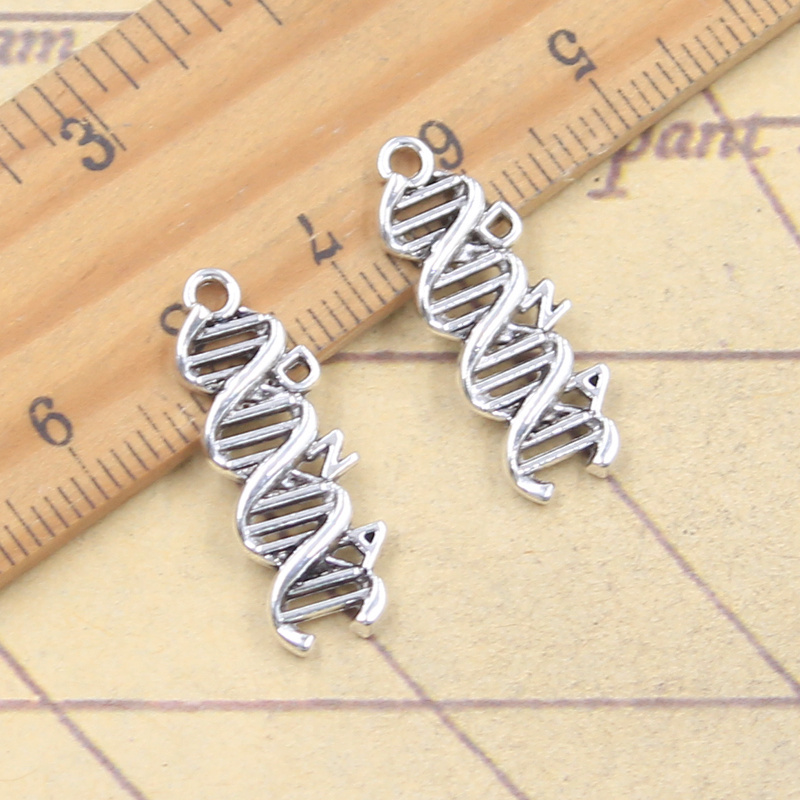 Vintage Fashion Finds - 20 pièces breloques acide déoxyribonucleique spirale