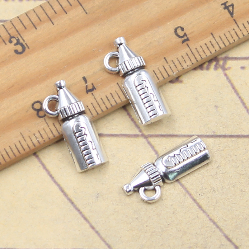 Vintage Fashion Finds - 30 pièces breloques biberon biberon 17x8mm