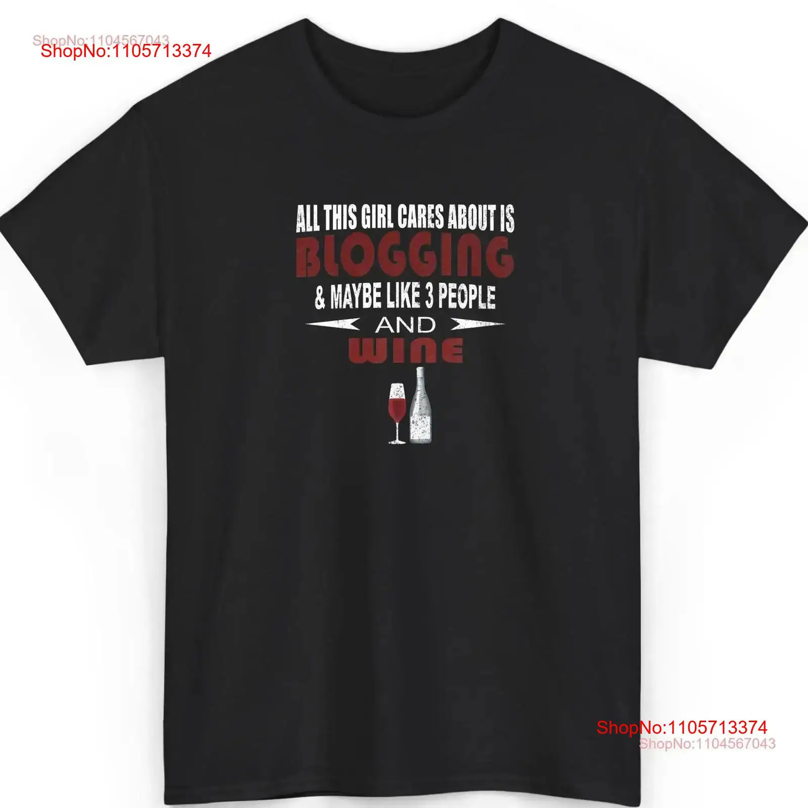 Vintage Fashion Bloggers - T-shirt « Blogging et Vin »