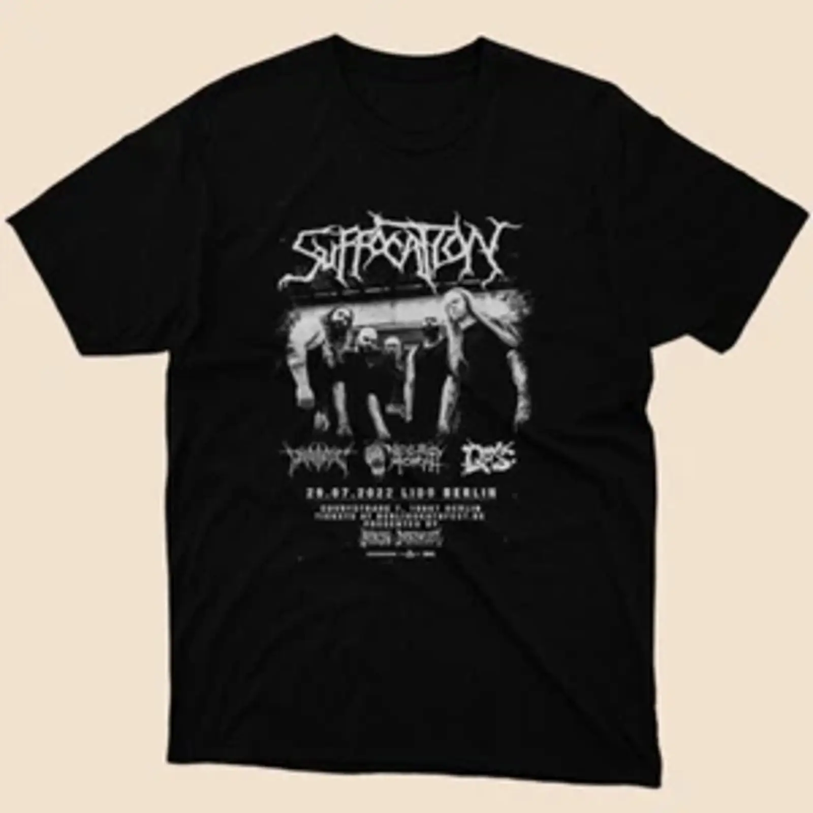 Vintage Fashion Berlin - T-shirt suffocation 80s lido Berlin Music,