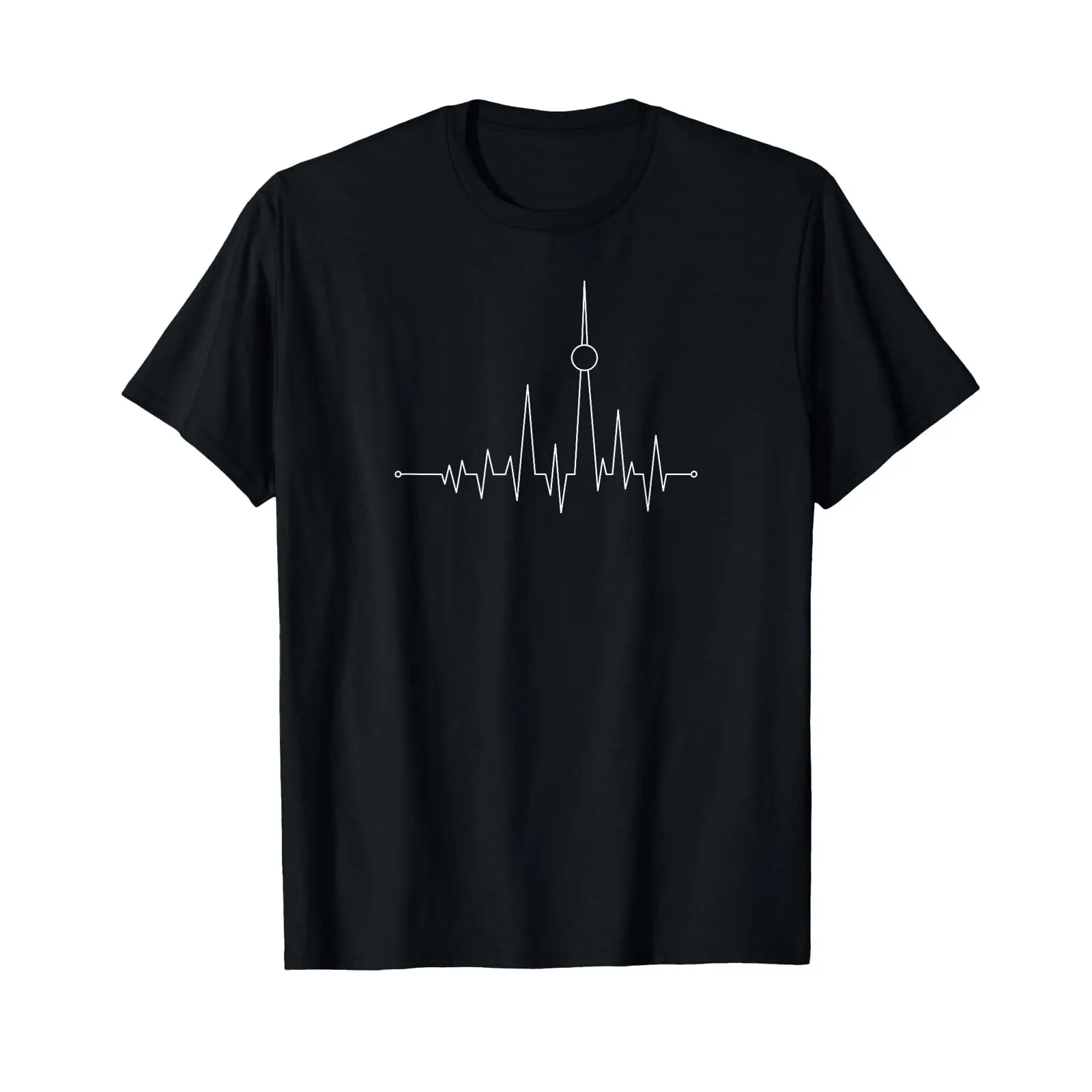Vintage Fashion Berlin - T-shirt Heartschlag Berlin Puls avec tour