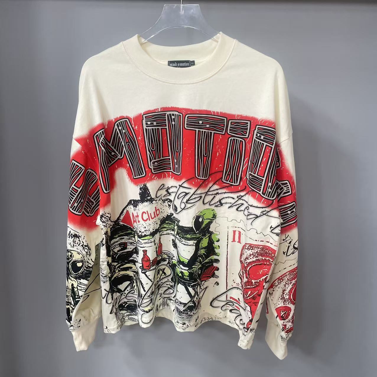Vintage Fashion - T-shirt à manches longues MIXED-EMOTION de