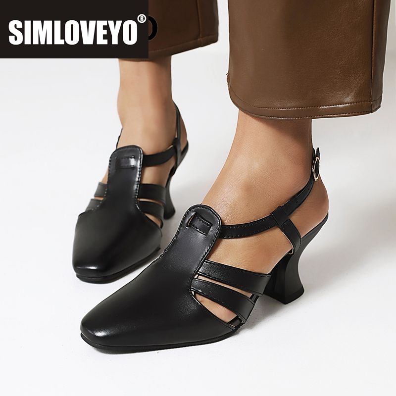 Vintage Fashion Female - SIMLOVEYO 2025 Sandales Quotidiennes Tendance pour