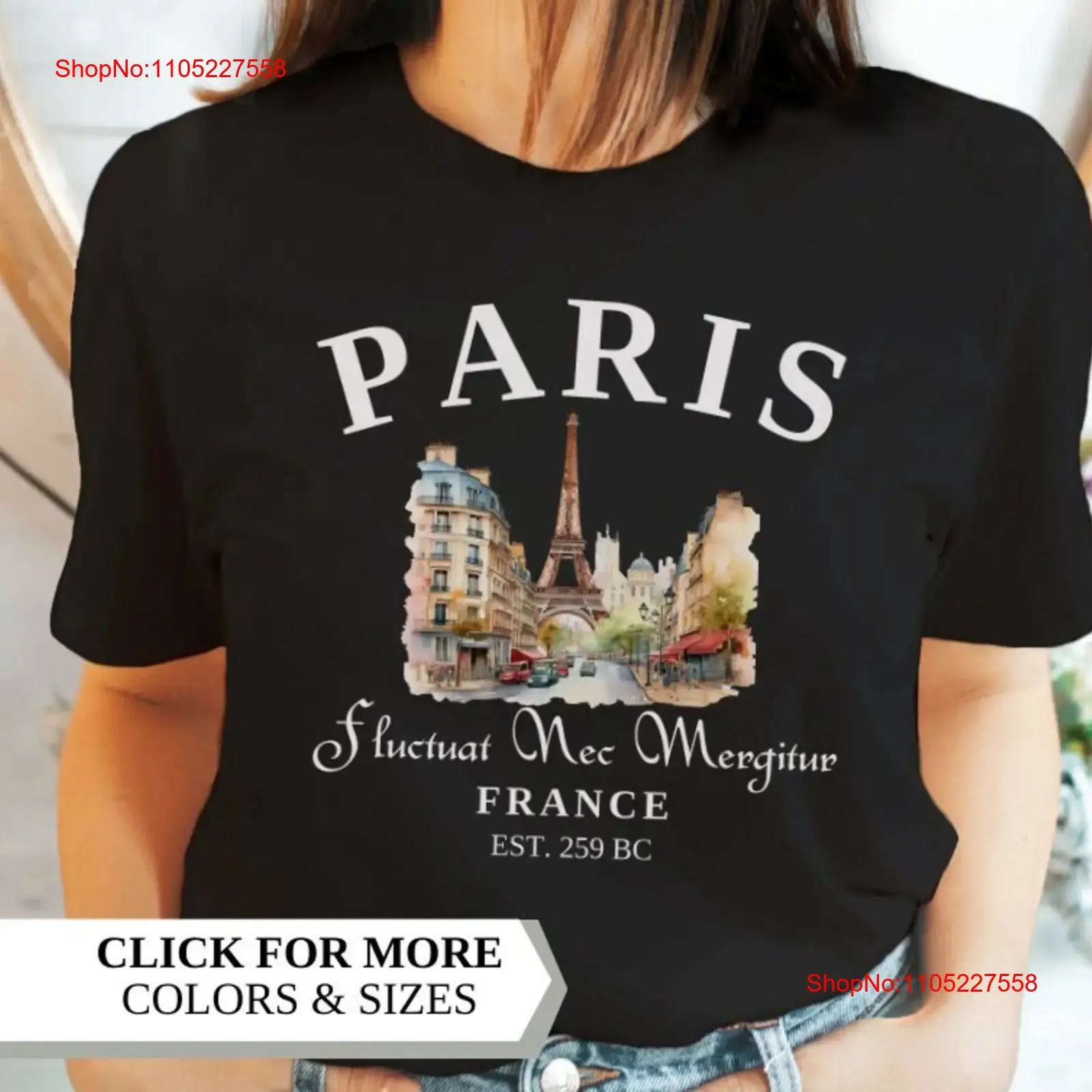 Vintage Fashion Paris - T-shirt Paris France Voyage Vintage Vacances