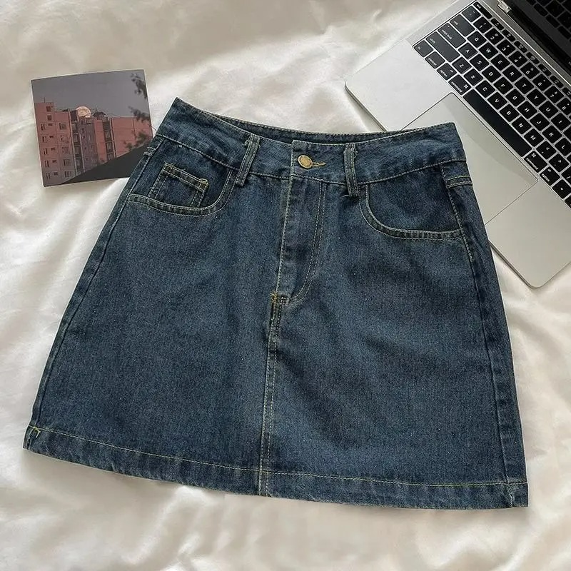 Vintage Fashion - Ensemble jupe en jean Y2K :