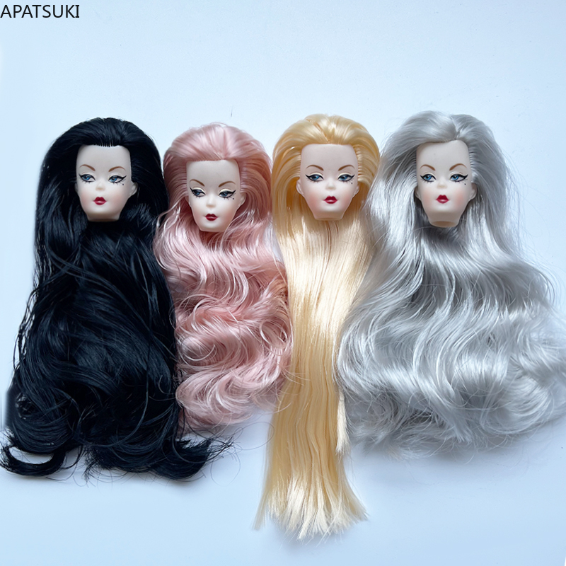 Vintage Fashion Female - Tête de poupée à cheveux ondulés