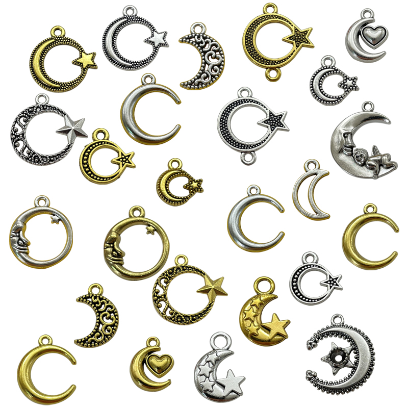 Vintage Fashion Finds - Boucles d'Oreilles en Argent Tibétain, Triple