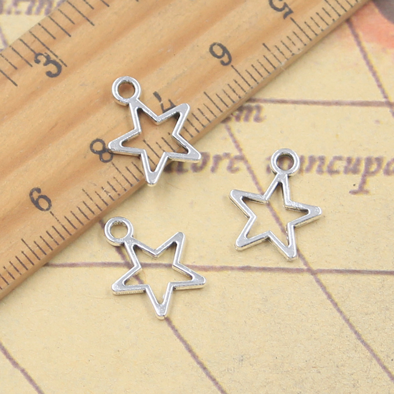 Vintage Fashion Finds - 30 pièces breloques creux belle étoile