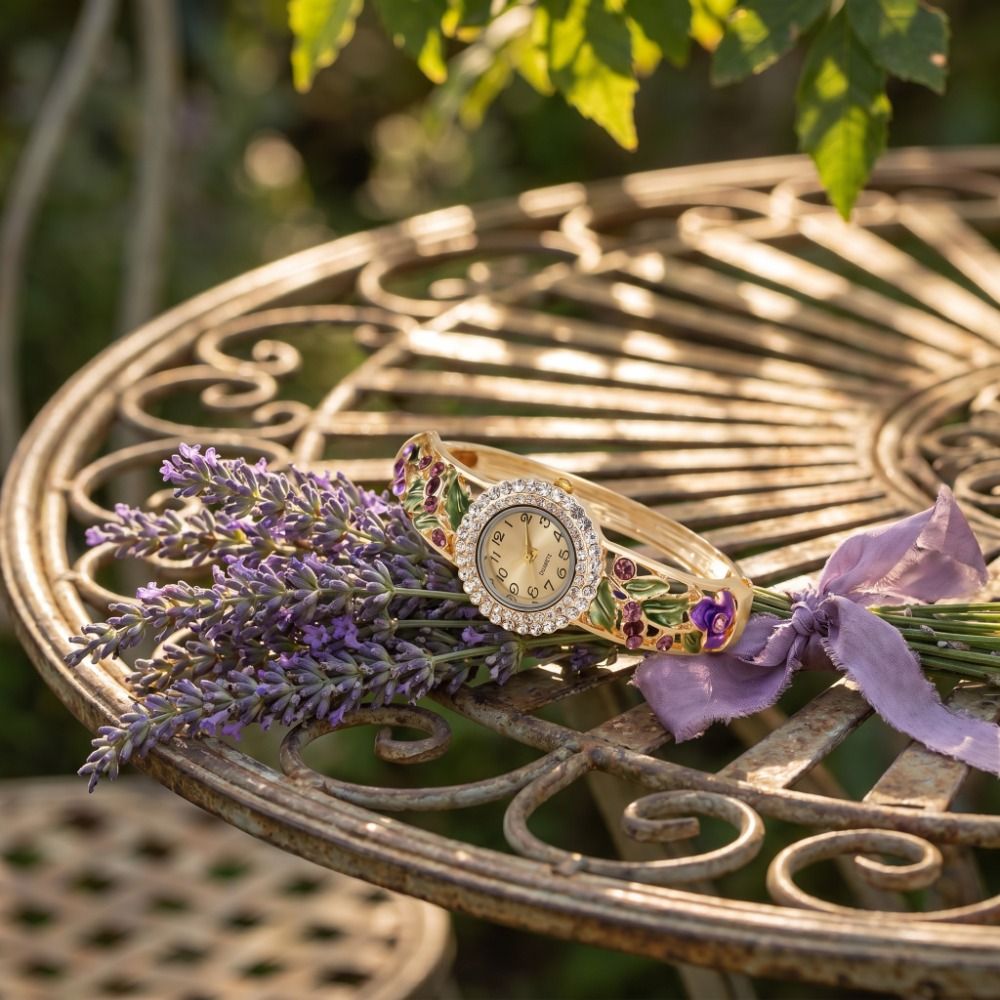 Montre vintage riche en fleurs - Vintage Fashion Week avis et prix