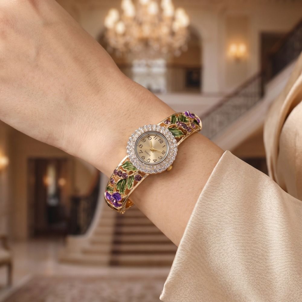 Montre vintage riche en fleurs - Vintage Fashion Week avis et prix