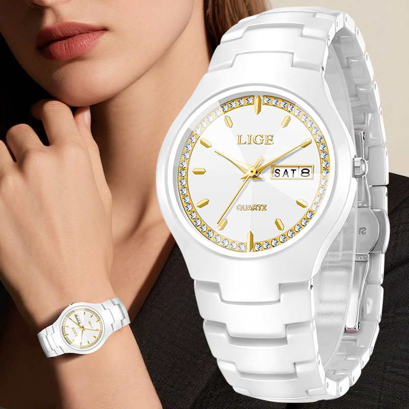 Montre en céramique LIGE, mont - Vintage Fashion Week avis et prix