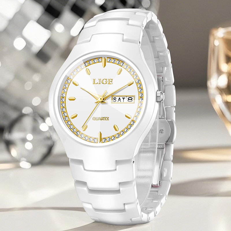 Montre en céramique LIGE, mont - Vintage Fashion Week avis et prix