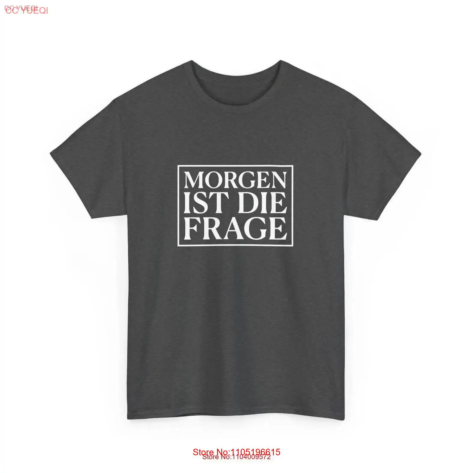 Morgen est mourir Frage t-shir - Vintage Fashion Berlin avis et prix