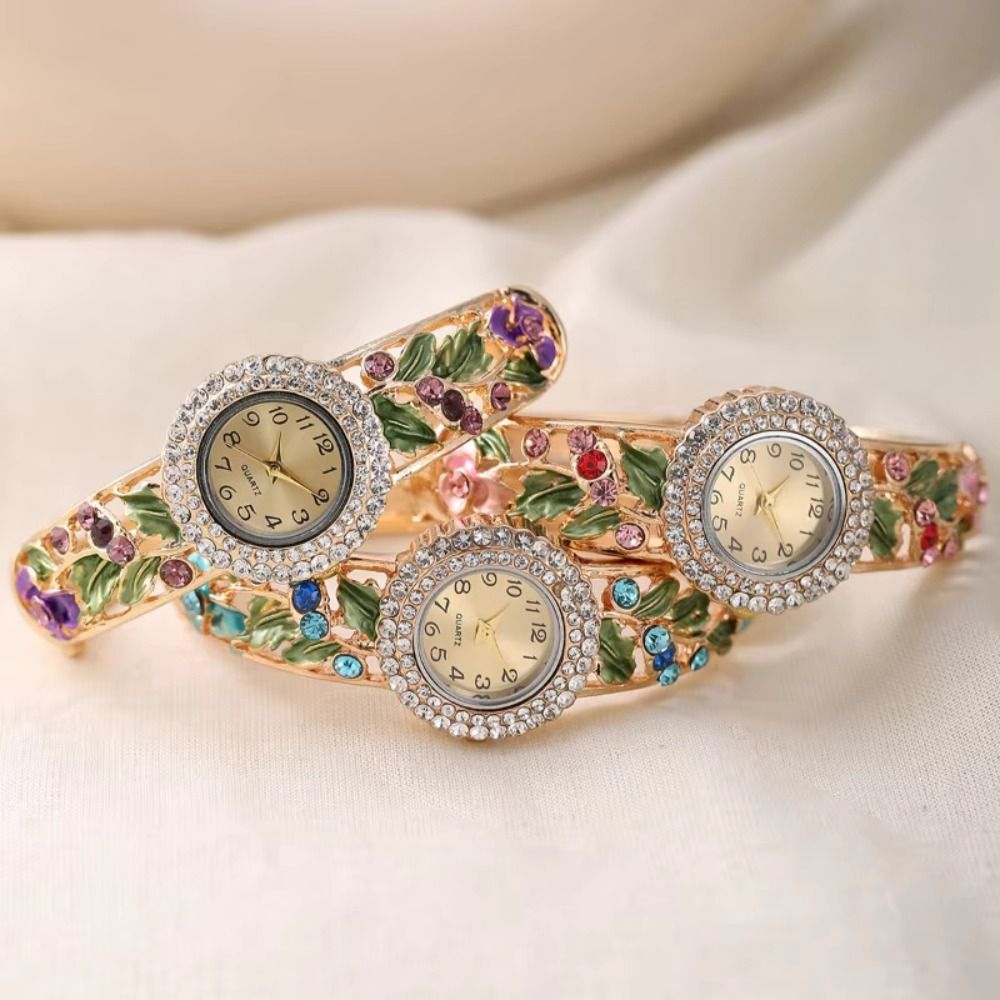Montre vintage riche en fleurs - Vintage Fashion Week avis et prix
