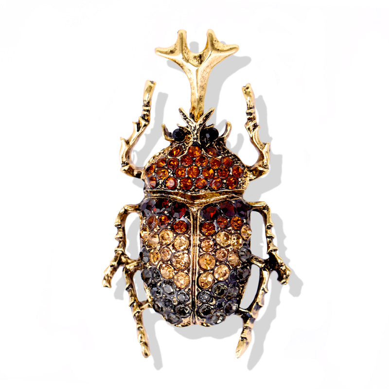 Broche en émail coléoptères ha - Vintage Fashion Bug avis et prix