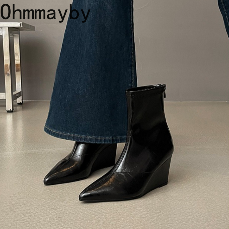 Bottines Vintage à talons Wege - Vintage Fashion Female avis et prix
