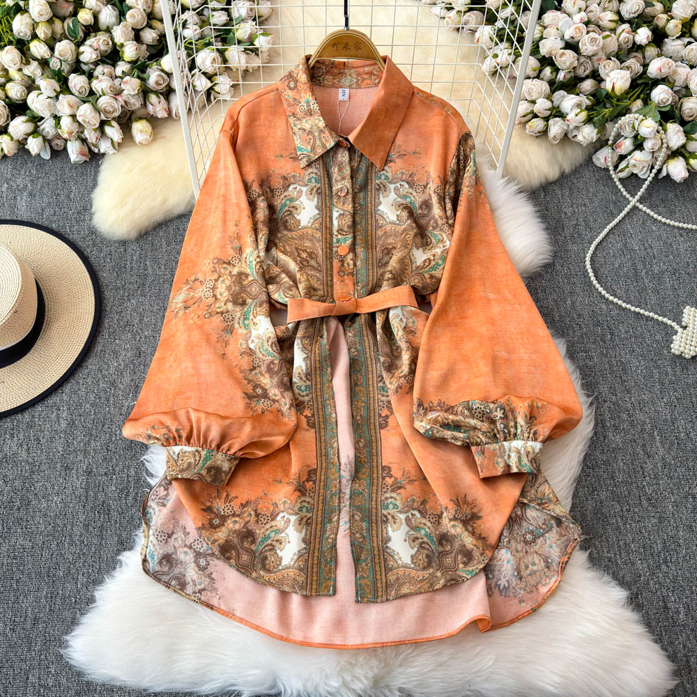 Chemise mi-longue vintage à ma - Vintage Fashion Trends avis et prix