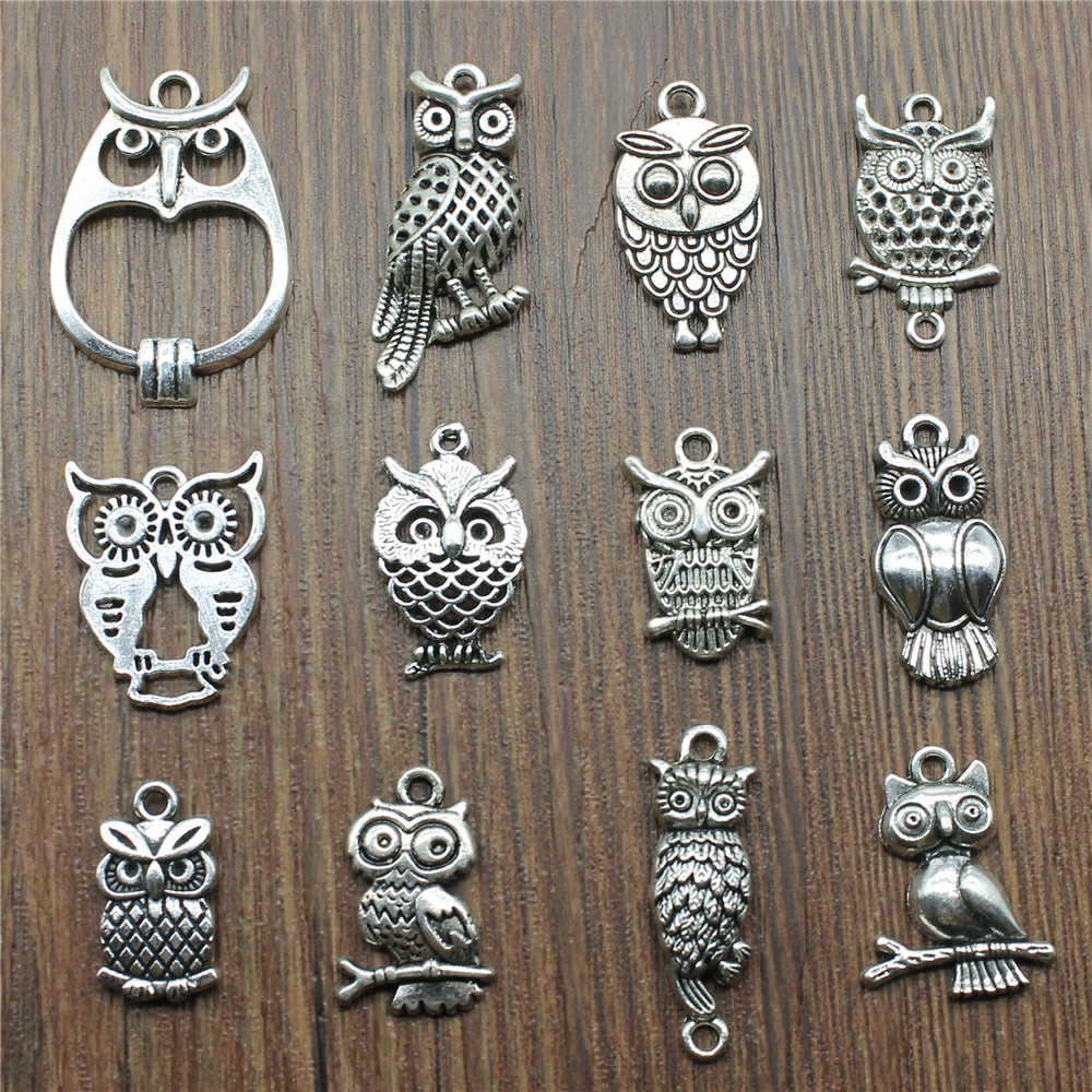 10 pièces breloques hibou Anti - Vintage Fashion Nova avis et prix