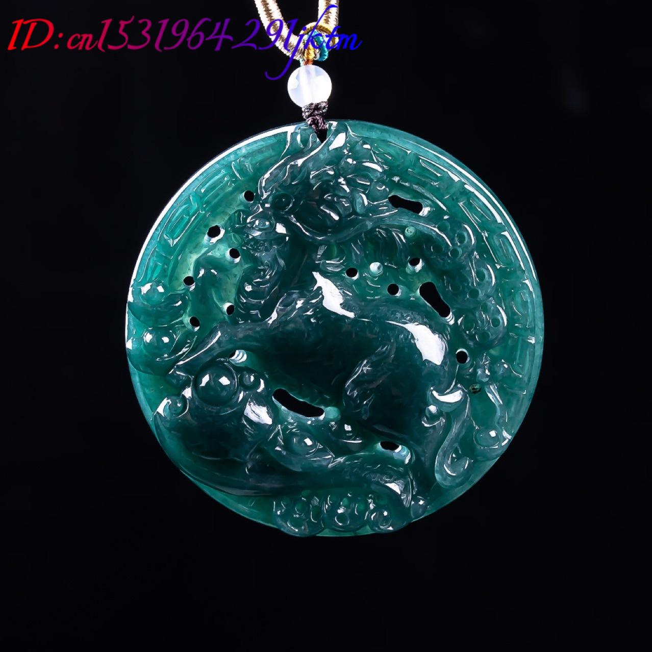 Pendentif Dragon en Jadeite Bi - Vintage Fashion avis et prix