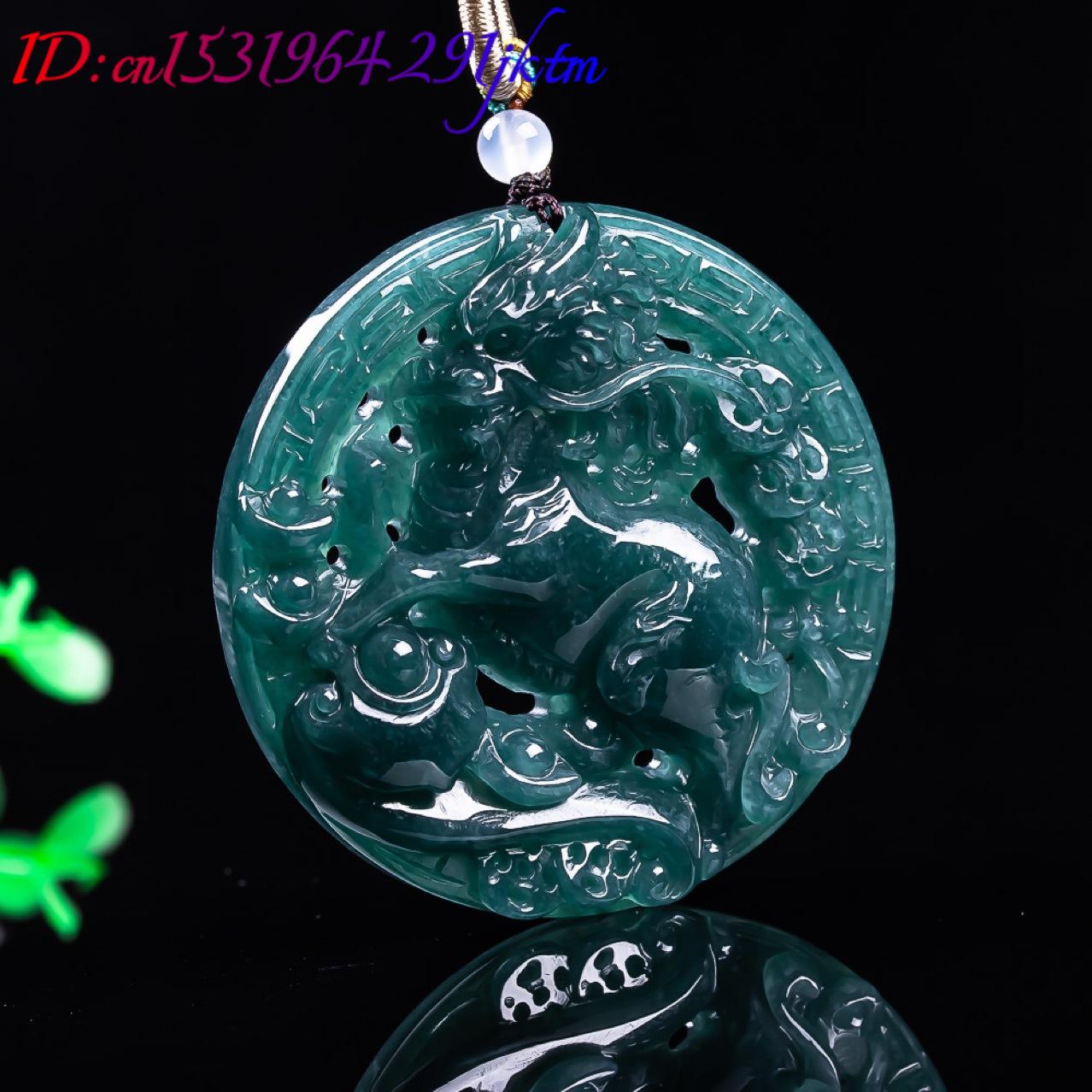Pendentif Dragon en Jadeite Bi - Vintage Fashion avis et prix