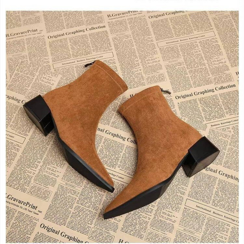 Nouvelles bottines modernes à  - Vintage Fashion Female avis et prix