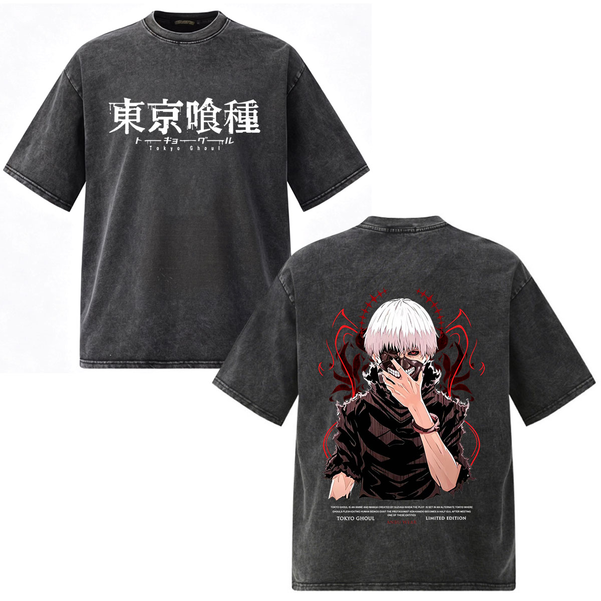 T-shirts vintage délavés Anime - Vintage Ken Fashion avis et prix