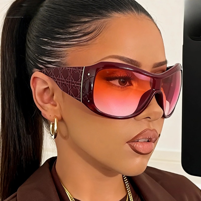 Lunettes de soleil oversize Y2 - Vintage Fashion Female avis et prix