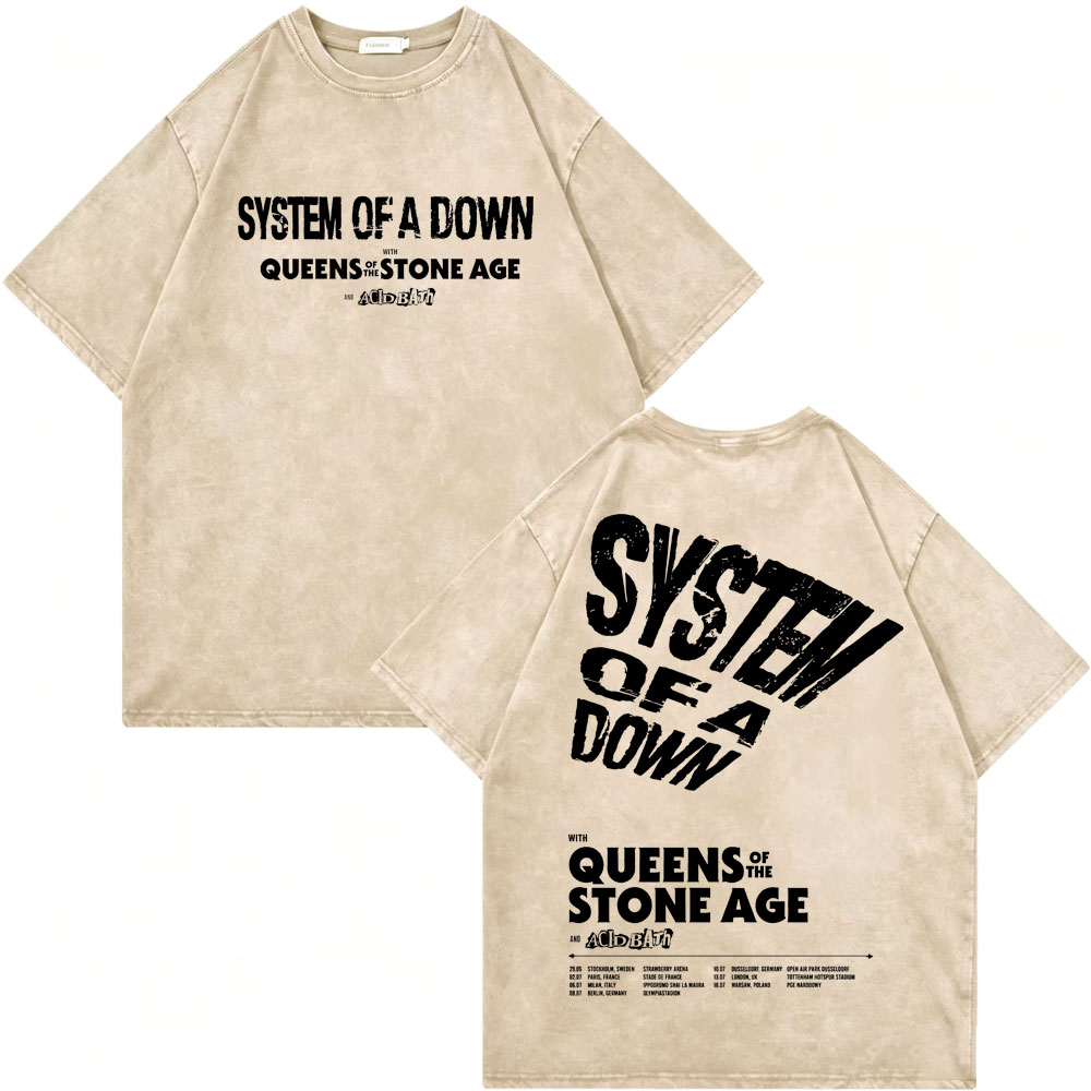 T-shirts vintage délavés Syste - Vintage Fashion Trends 2026 avis et prix