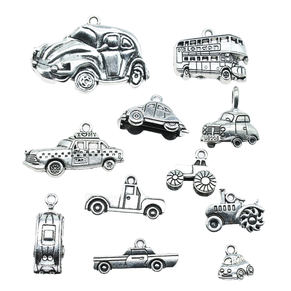 10 pcs / lot Antique Argent Co - Vintage Fashion Finds avis et prix