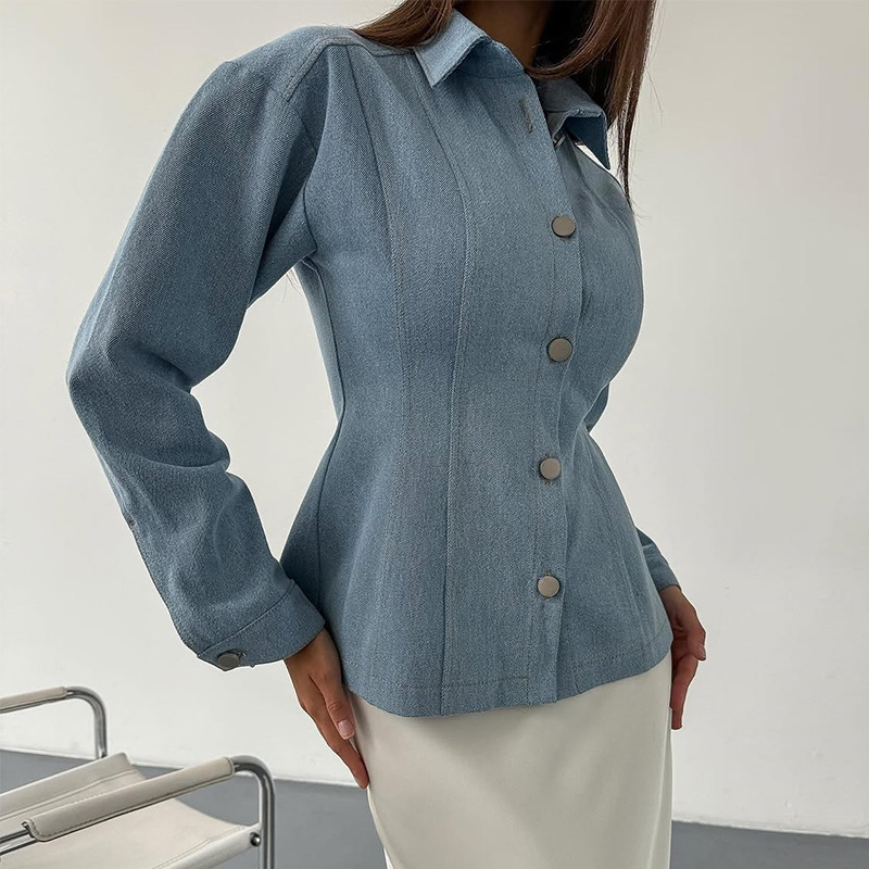 Chemise en jean vintage cintré - Vintage Fashion avis et prix
