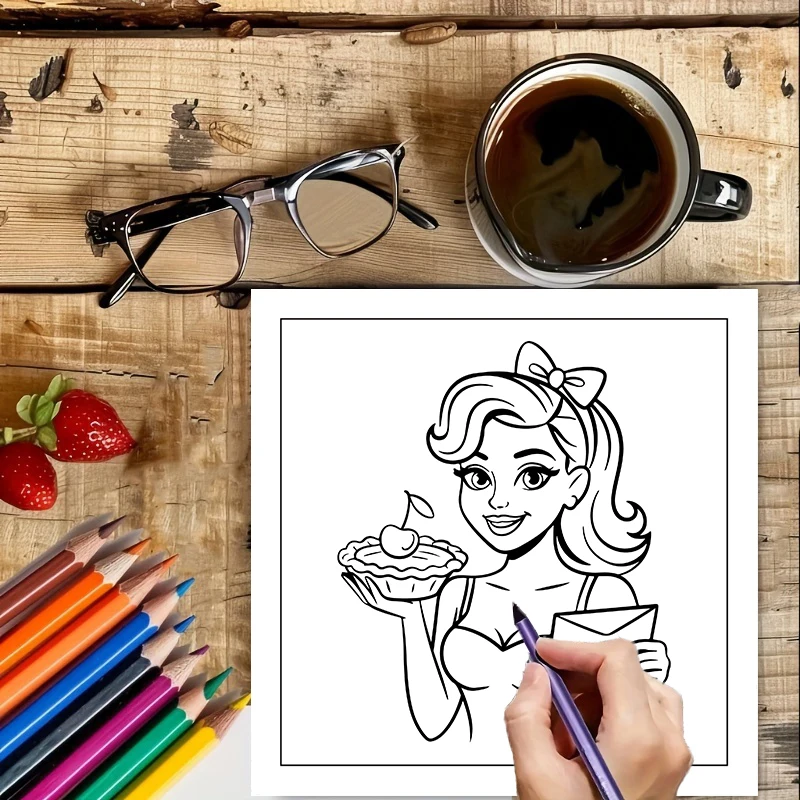 Livre de coloriage vintage pou - Vintage Fashion Coloring Book avis et prix