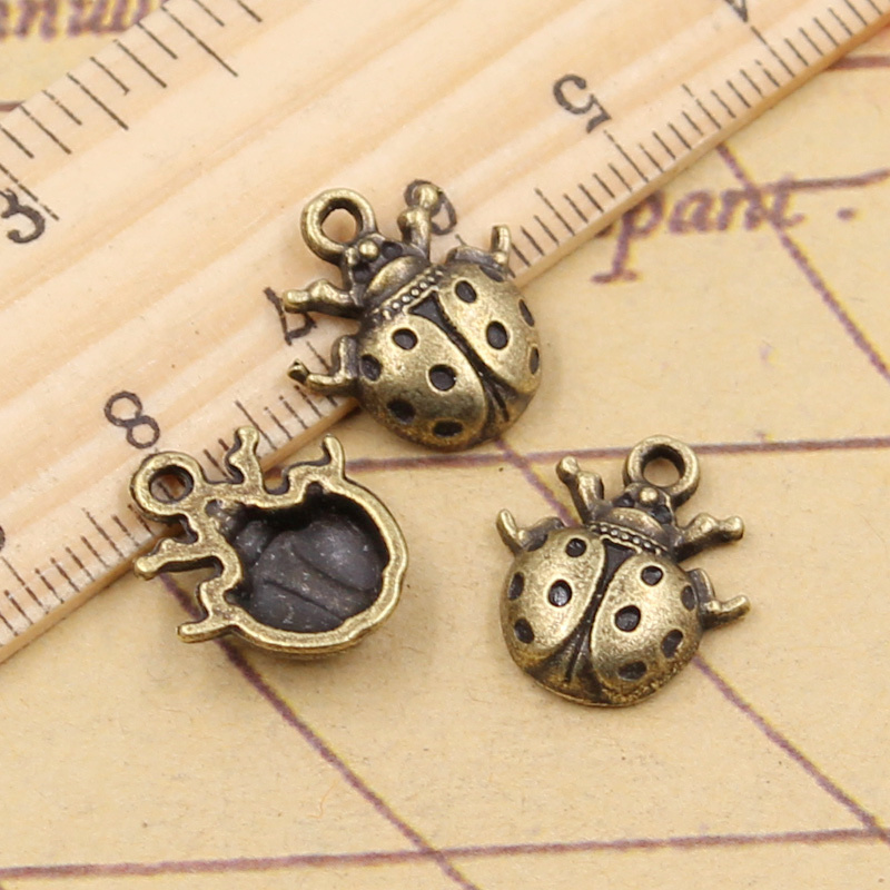20 pièces breloques coccinelle - Vintage Fashion Bug avis et prix