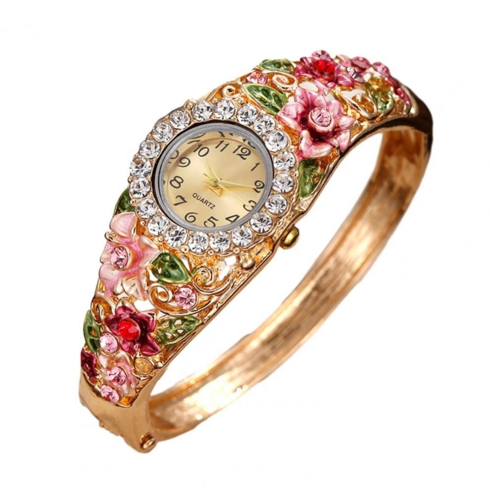 Montre vintage riche en fleurs - Vintage Fashion Week avis et prix