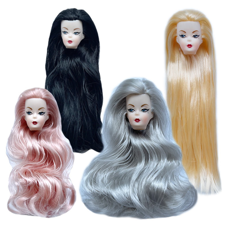 Tête de poupée à cheveux ondul - Vintage Fashion Female avis et prix