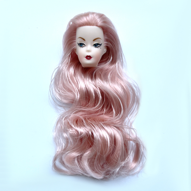 Tête de poupée à cheveux ondul - Vintage Fashion Female avis et prix