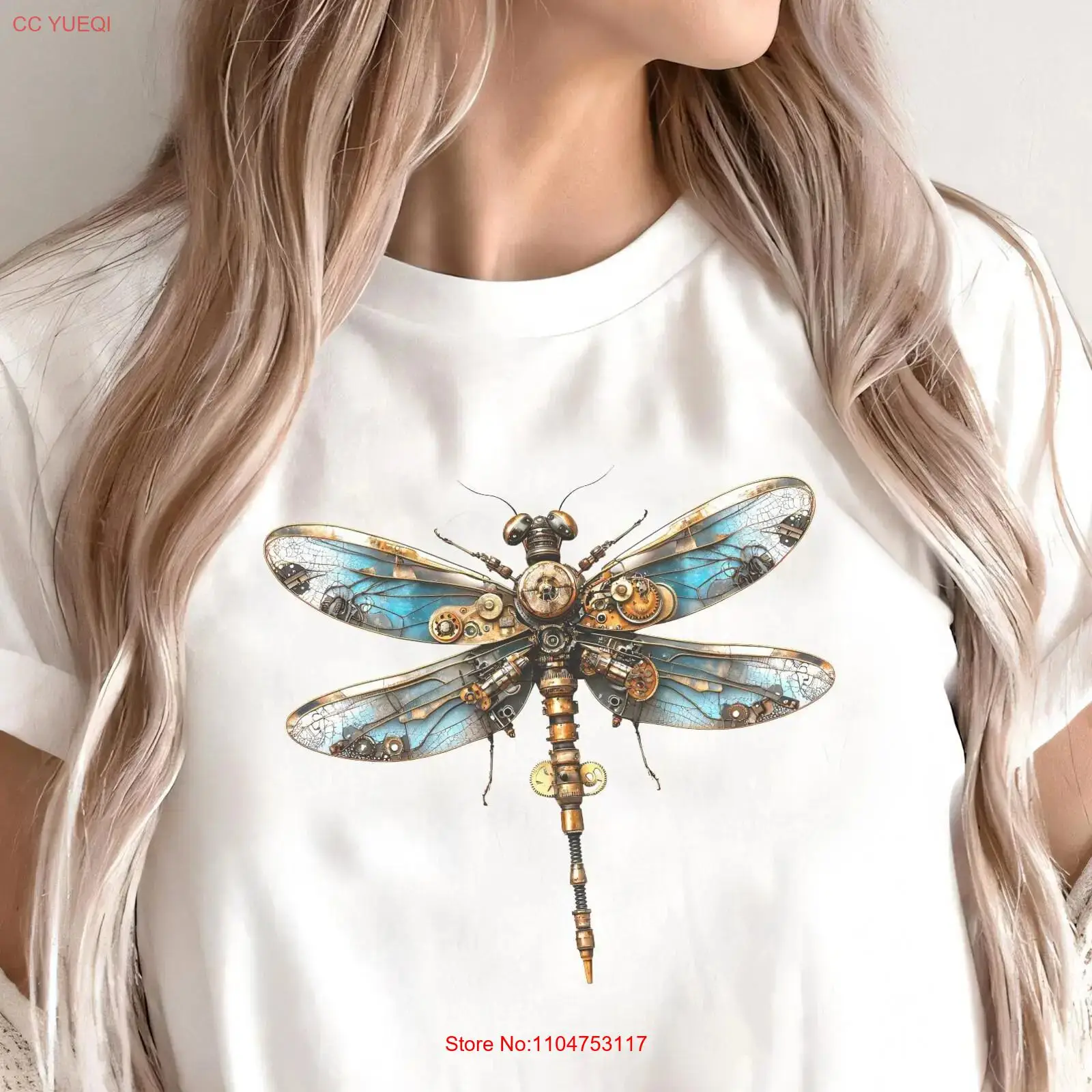 T-shirt Steampunk Libellule Vi - Vintage Fashion Bug avis et prix