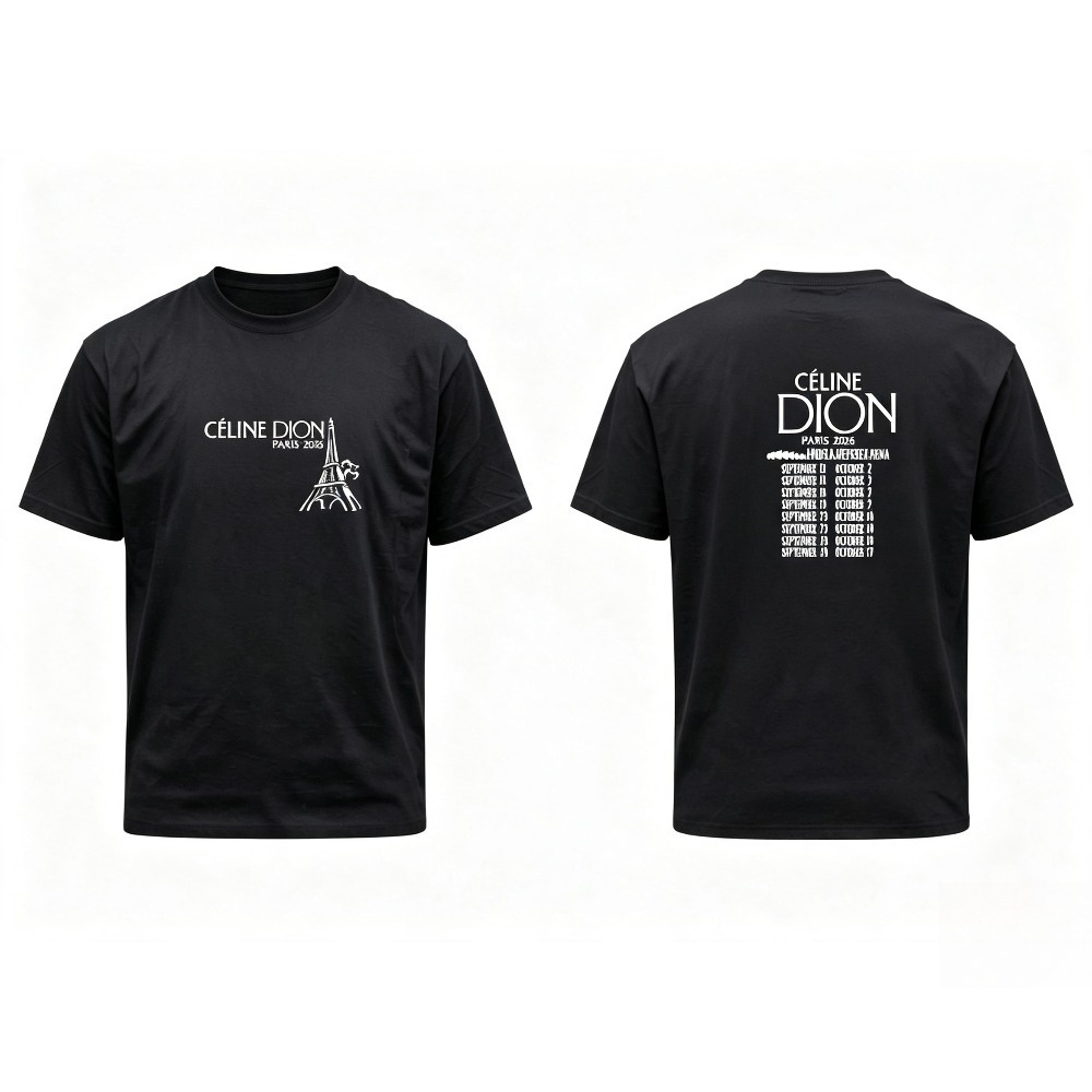 T-shirt Celine Dion Paris 2026 - Vintage Fashion Paris avis et prix