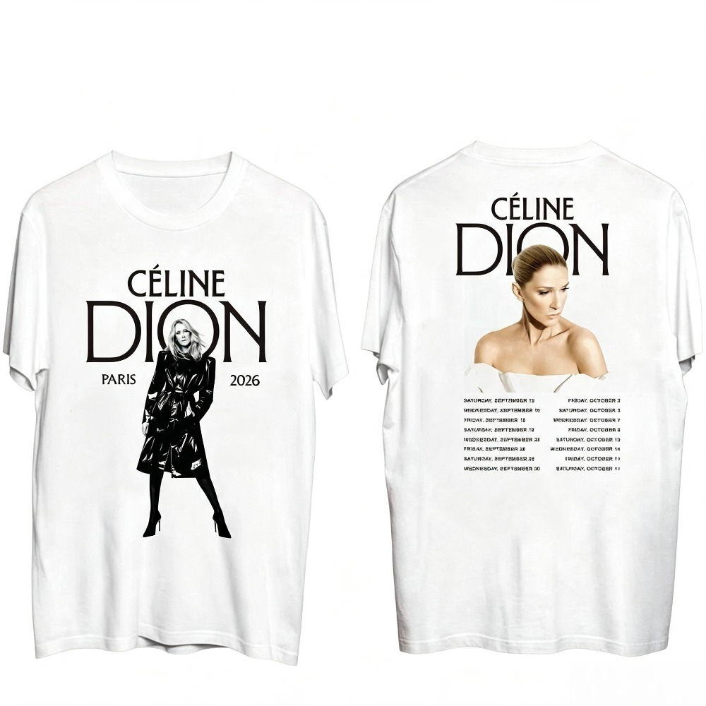 T-shirt Celine Dion Paris 2026 - Vintage Fashion Paris avis et prix