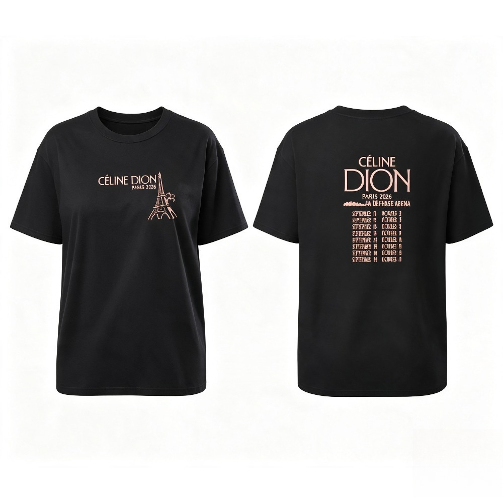 T-shirt Celine Dion Paris 2026 - Vintage Fashion Paris avis et prix