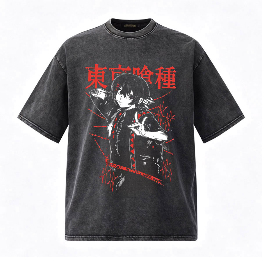 T-shirts vintage délavés Anime - Vintage Ken Fashion avis et prix
