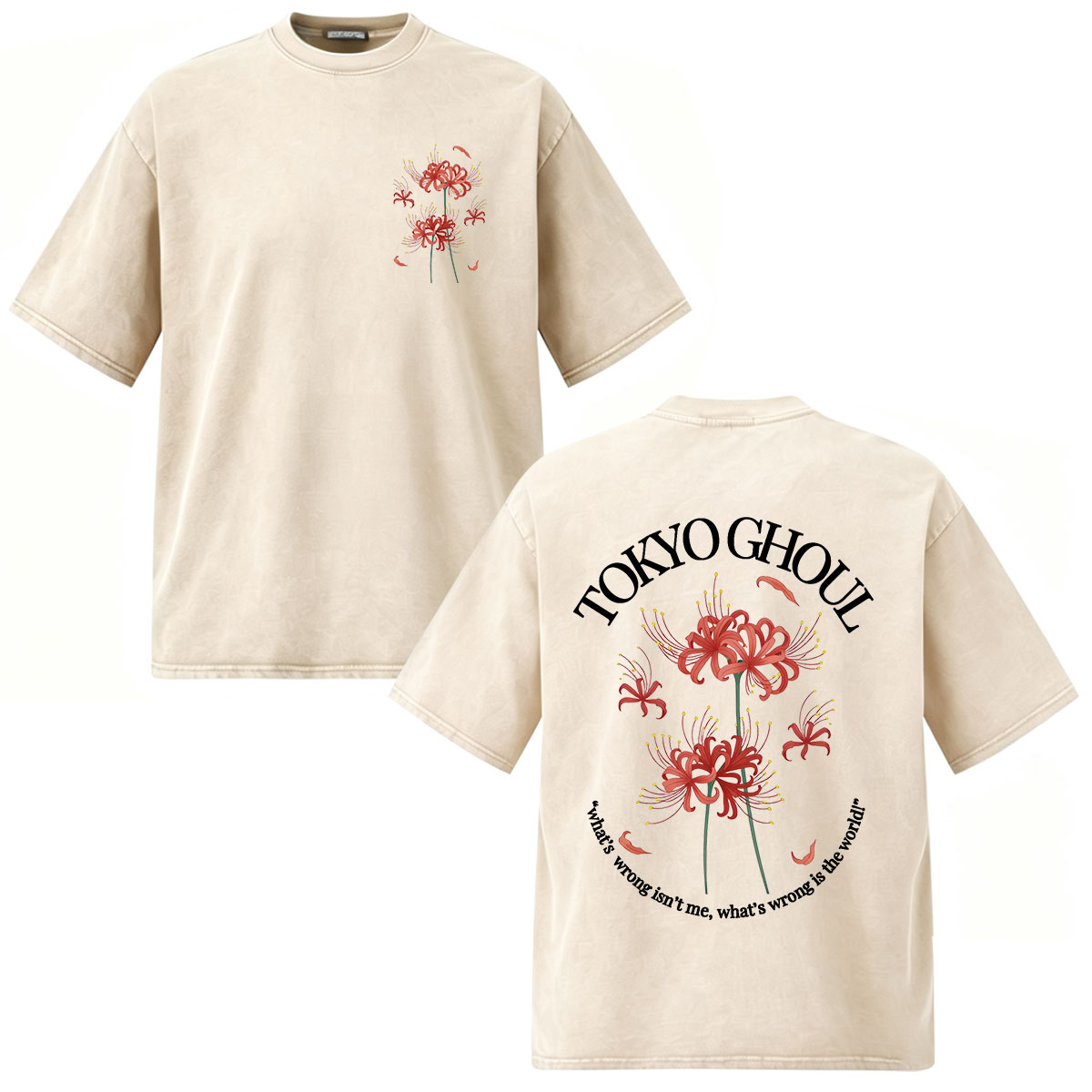 T-shirts vintage délavés Anime - Vintage Ken Fashion avis et prix